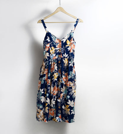 Designer Anarkali Dress - Floral Embroidered