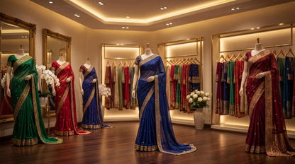 Elegant Banarasi Georgette Saree