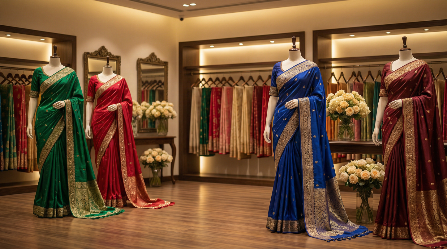 Elegant Banarasi Georgette Saree