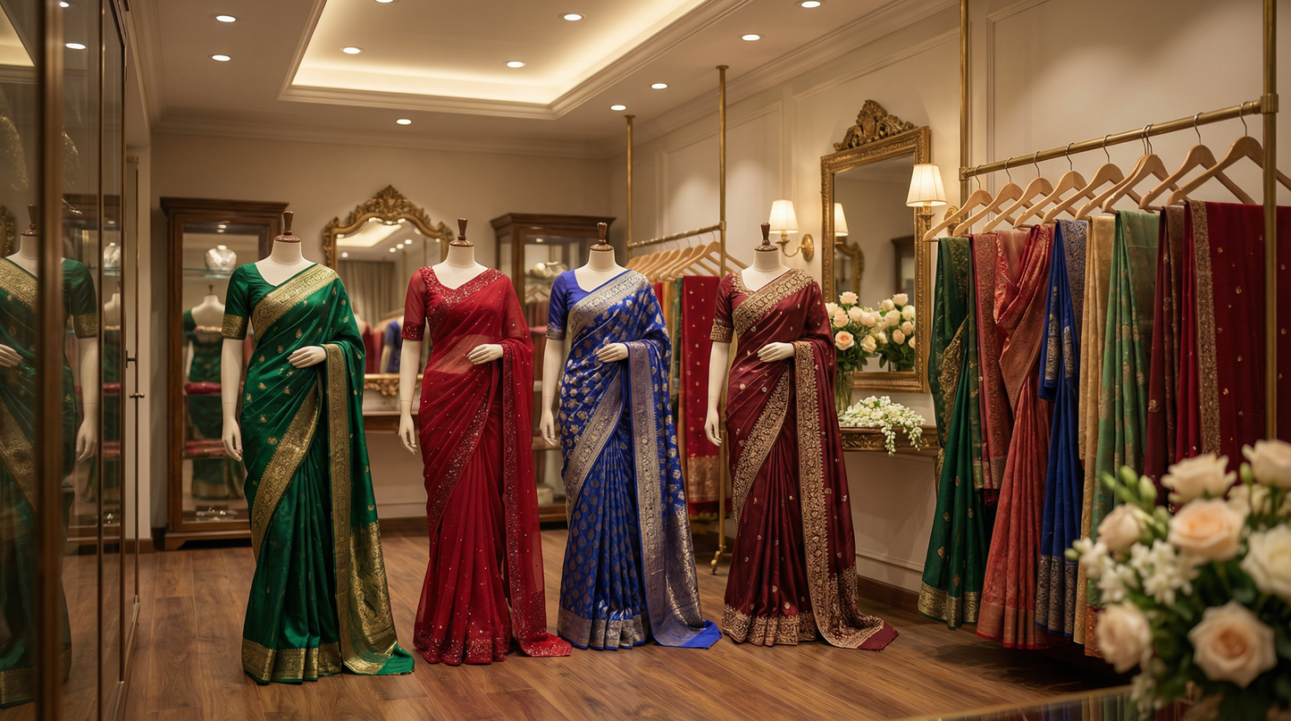 Elegant Banarasi Georgette Saree